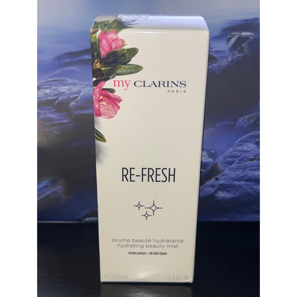 Clarins Re-Fresh Hydrating Beauty Mist 3.4 oz‎ All Skin Types